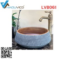 Chậu lavabo dương bàn sứ mỹ thuật Haduvico LVB061