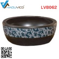 Chậu lavabo dương bàn sứ mỹ thuật Haduvico LVB062