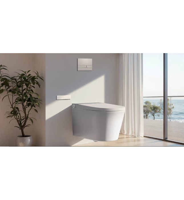 Bồn cầu treo tường cảm ứng Aquatiz YA01