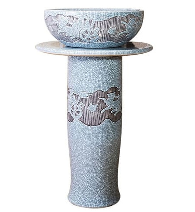 Đôn chậu sứ mỹ thuật cao cấp Haduvico DC002