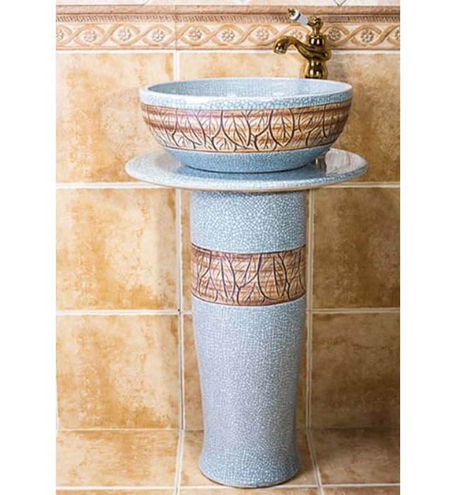 Đôn chậu sứ mỹ thuật cao cấp Haduvico DC005