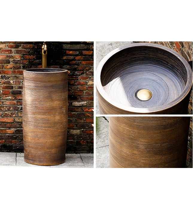 Đôn chậu sứ mỹ thuật cao cấp Haduvico DC007