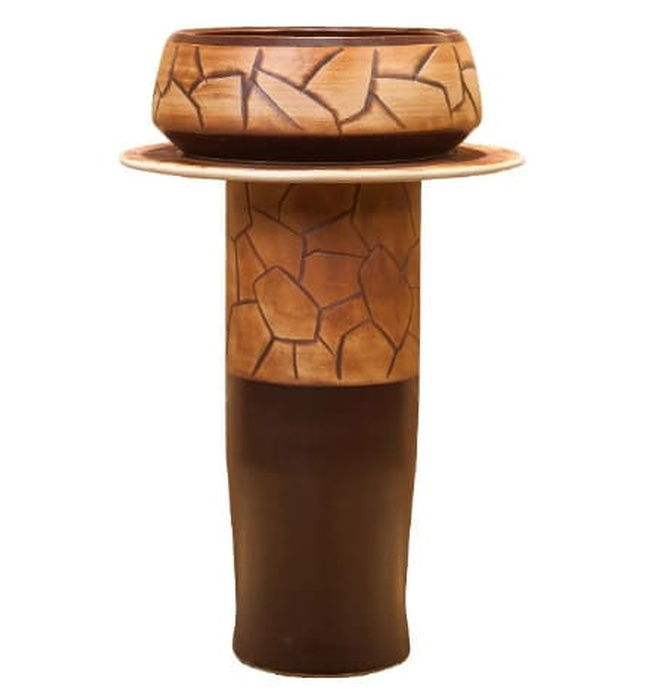 Đôn chậu sứ mỹ thuật cao cấp Haduvico DC011