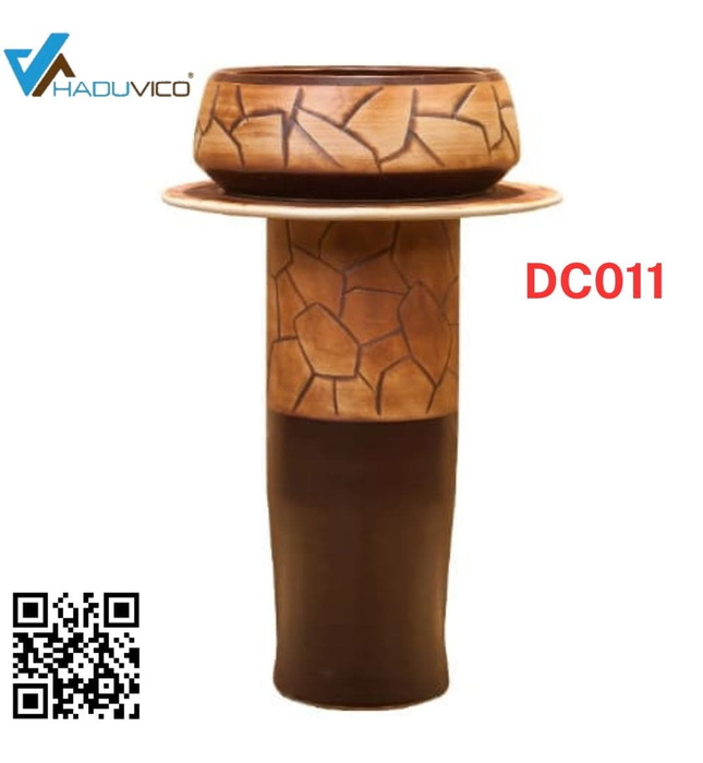 Đôn chậu sứ mỹ thuật cao cấp Haduvico DC011