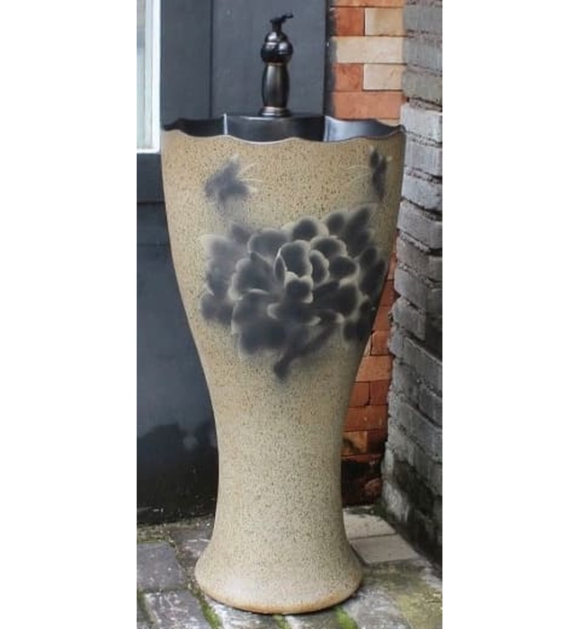 Đôn chậu sứ mỹ thuật cao cấp Haduvico DC025