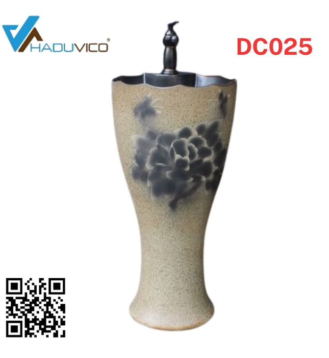 Đôn chậu sứ mỹ thuật cao cấp Haduvico DC025
