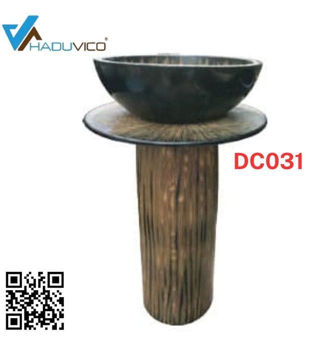 Đôn chậu sứ mỹ thuật cao cấp Haduvico DC031