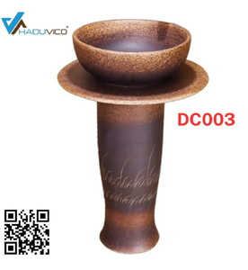 Đôn chậu sứ mỹ thuật cao cấp Haduvico DC003