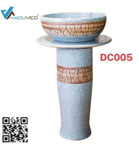 Đôn chậu sứ mỹ thuật cao cấp Haduvico DC005