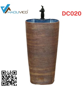 Đôn chậu sứ mỹ thuật cao cấp Haduvico DC020
