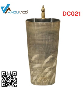Đôn chậu sứ mỹ thuật cao cấp Haduvico DC021