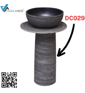Đôn chậu sứ mỹ thuật cao cấp Haduvico DC029