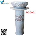 Đôn chậu sứ mỹ thuật cao cấp Haduvico DC002