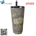 Đôn chậu sứ mỹ thuật cao cấp Haduvico DC022