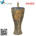 Đôn chậu sứ mỹ thuật cao cấp Haduvico DC023