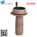 Đôn chậu sứ mỹ thuật cao cấp Haduvico DC030