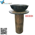 Đôn chậu sứ mỹ thuật cao cấp Haduvico DC031