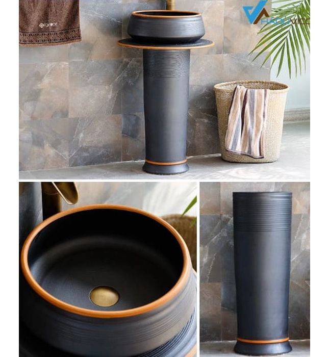 Đôn chậu sứ mỹ thuật cao cấp Haduvico DC032