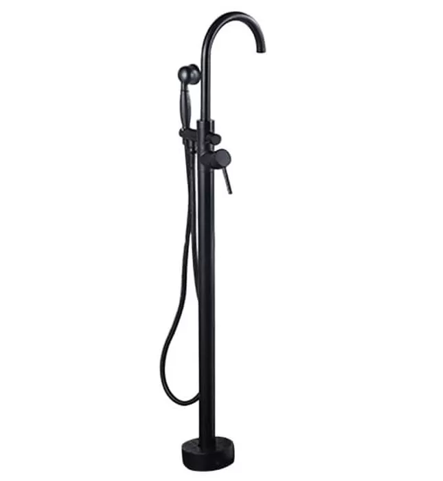Sen bồn tắm nóng lạnh đặt sàn bằng đồng Haduvico ST023