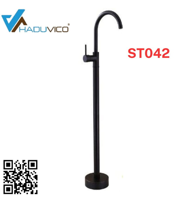 Vòi chậu nóng lạnh đặt sàn haduvico ST042