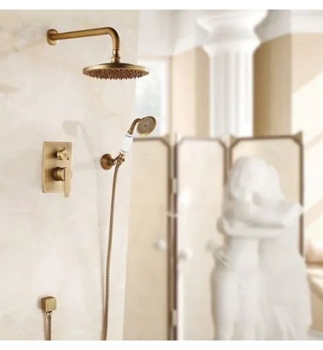 Sen tắm âm trần bằng đồng Haduvico ST075