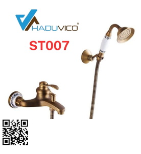Sen tắm nóng lạnh bằng đồng Haduvico ST007