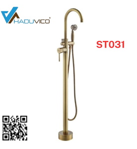 Sen bồn tắm nóng lạnh đặt sàn bằng đồng Haduvico ST031