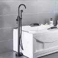 Sen bồn tắm nóng lạnh đặt sàn bằng đồng Haduvico ST023