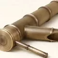 Vòi chậu nóng lạnh đồng thau hình đốt tre Haduvico VR028