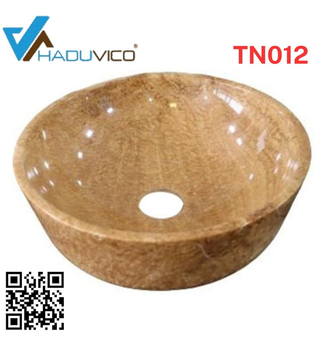 Chậu lavabo đá tự nhiên đặt bàn Haduvico TN012
