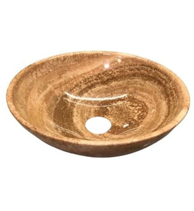 Chậu lavabo đá tự nhiên đặt bàn Haduvico TN011