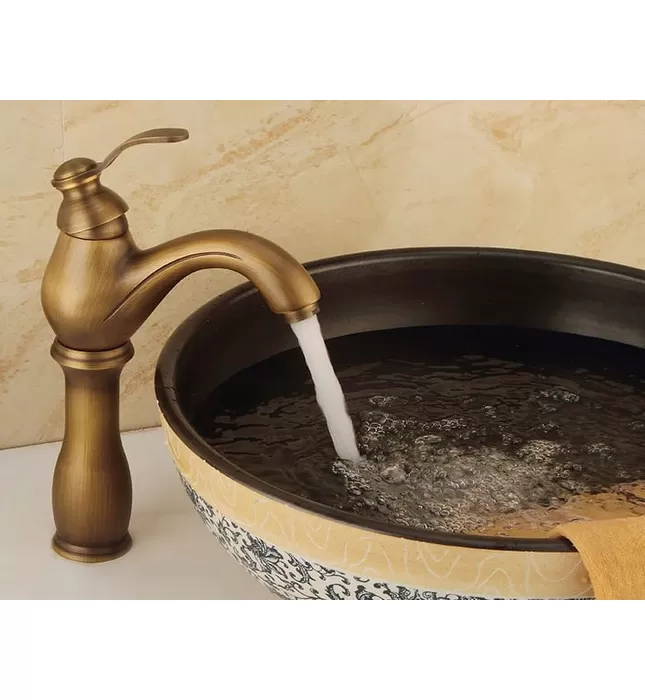 Vòi chậu nóng lạnh đồng thau Haduvico VR005