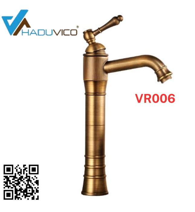 Vòi chậu nóng lạnh đồng thau Haduvico VR006