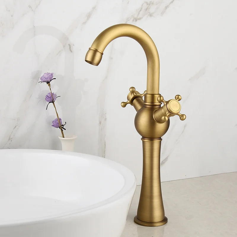Vòi chậu nóng lạnh đồng thau Haduvico VR026
