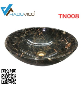 Chậu lavabo đá tự nhiên đặt bàn Haduvico TN008