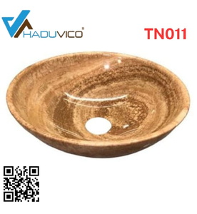 Chậu lavabo đá tự nhiên đặt bàn Haduvico TN011