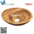 Chậu lavabo đá tự nhiên đặt bàn Haduvico TN011