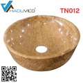 Chậu lavabo đá tự nhiên đặt bàn Haduvico TN012