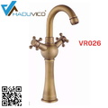 Vòi chậu nóng lạnh đồng thau Haduvico VR026