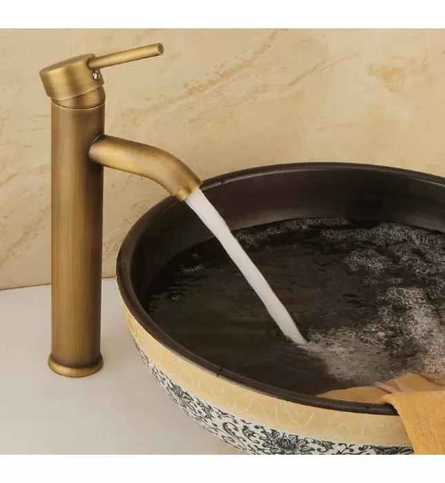 Vòi chậu nóng lạnh đồng thau Haduvico VR008