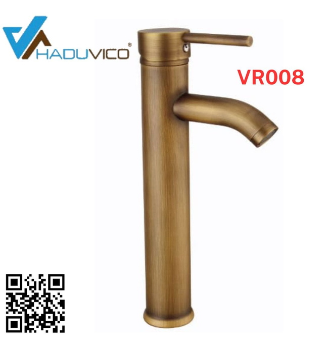 Vòi chậu nóng lạnh đồng thau Haduvico VR008