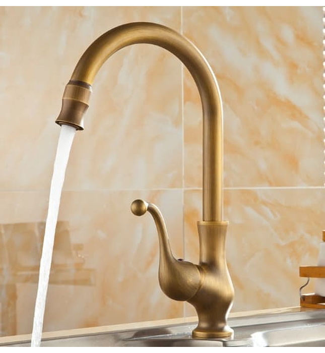 Vòi chậu nóng lạnh đồng thau Haduvico VR014