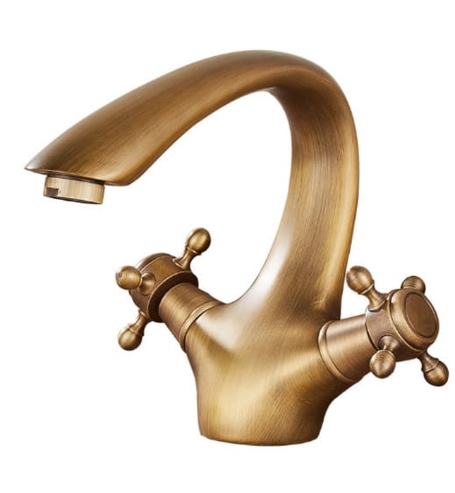 Vòi chậu nóng lạnh đồng thau Haduvico VR019