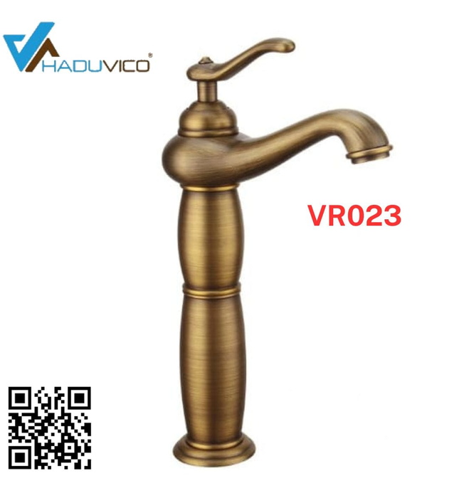 Vòi chậu nóng lạnh đồng thau Haduvico VR023