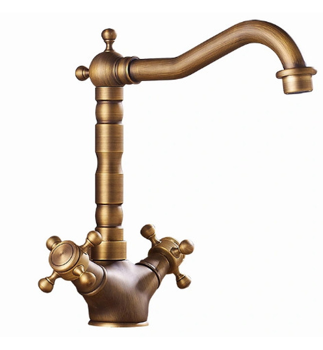 Vòi chậu nóng lạnh đồng thau Haduvico VR024