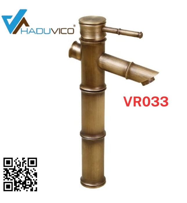 Vòi chậu nóng lạnh đồng thau Haduvico VR033