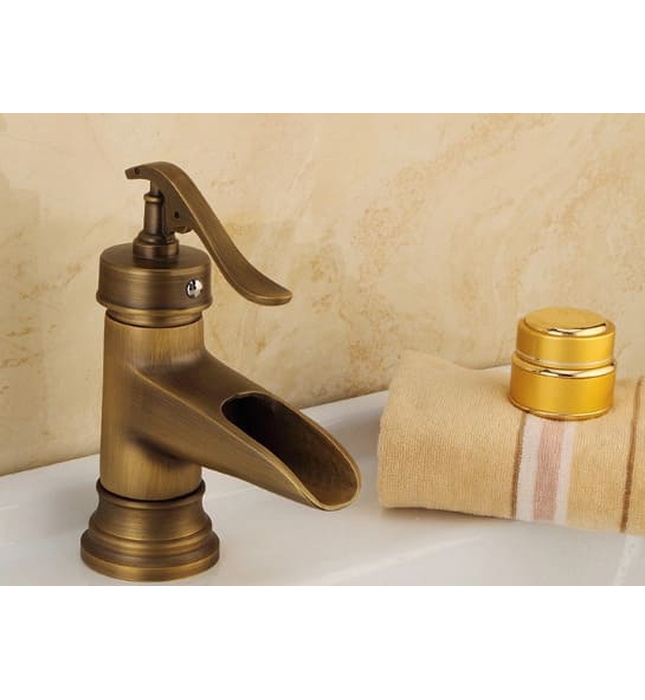 Vòi chậu nóng lạnh đồng thau Haduvico VR038