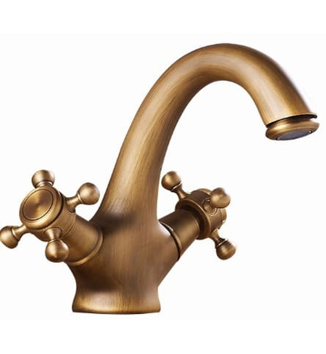 Vòi chậu nóng lạnh đồng thau Haduvico VR040