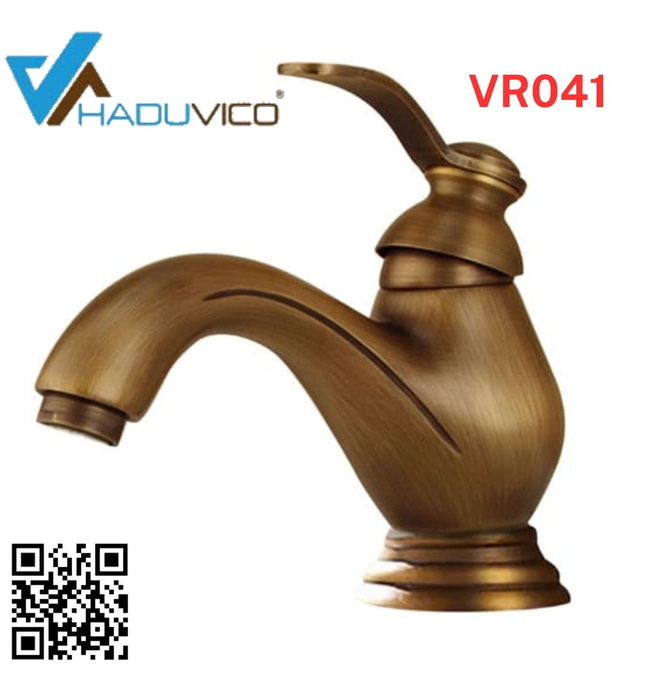 Vòi chậu nóng lạnh đồng thau Haduvico VR041