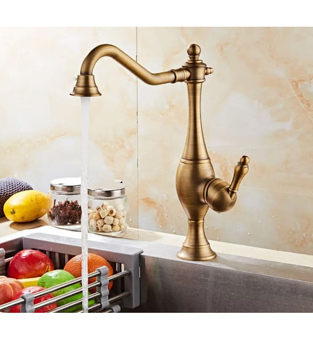 Vòi chậu nóng lạnh đồng thau Haduvico VR067